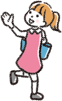 車で塾へ送迎する父と娘。