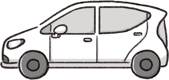 待ち合わせ場所に向かう車